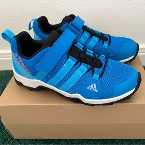 Sz 3 Kids Adidas Blue Terrex Hiking Shoes